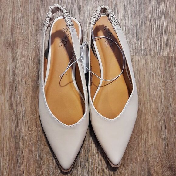 Ophelia Roe Farrah Sling Back Flats Pointed Toe Pointy Size 11 - Picture 2 of 7